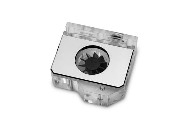 EK Water Blocks EK-Quantum Scalar Flowmeter Top-To-Bottom D-RGB - Nickel
