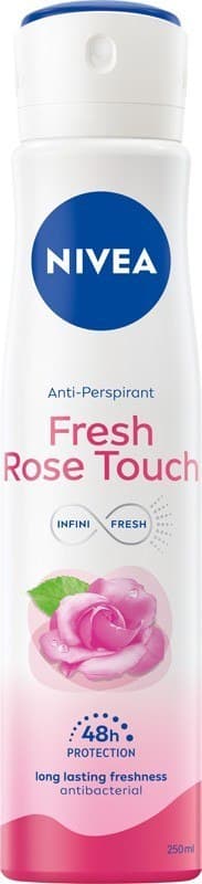 Nivea Deodorant Spray Fresh Rose Touch för kvinnor 250ml