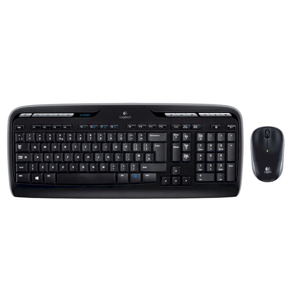 Logitech Wireless Combo MK330 - tastatur- og musesæt - International NSEA - sort