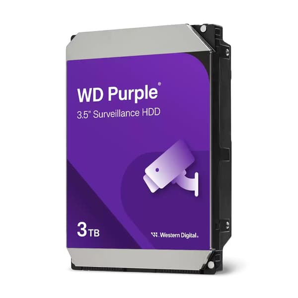 WD Purple 3TB SATA 3,5 tuuman kiintolevy