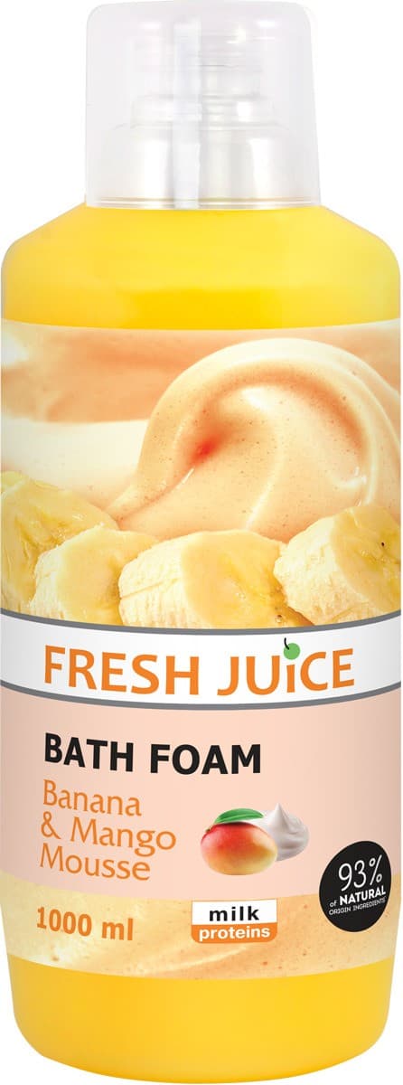 FRESH JUICE Badskum - Banan och Mango 1000 ml