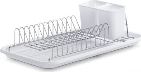 Zeller opvaskestativ, 24x44x13cm, hvid