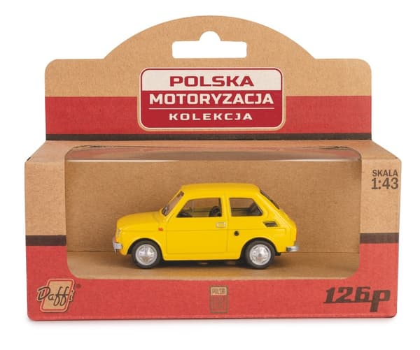 Samling PRL Fiat 126p gul