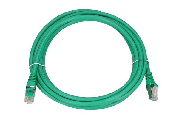 EXTRALINK LAN patchkabel kat6 FTP 3m 1GBIT skærmet kabel rent kobber grøn