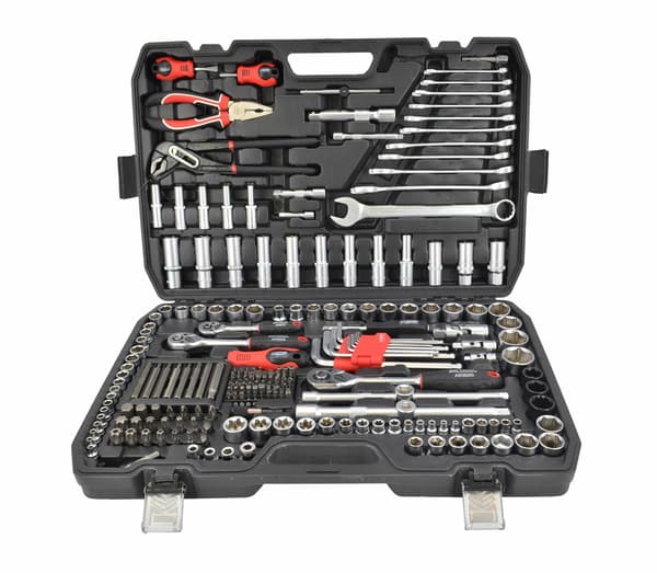 AWTOOLS NYCKELSATS 225del 1/2\"/3/8\"/1/4\" BLACK LINE