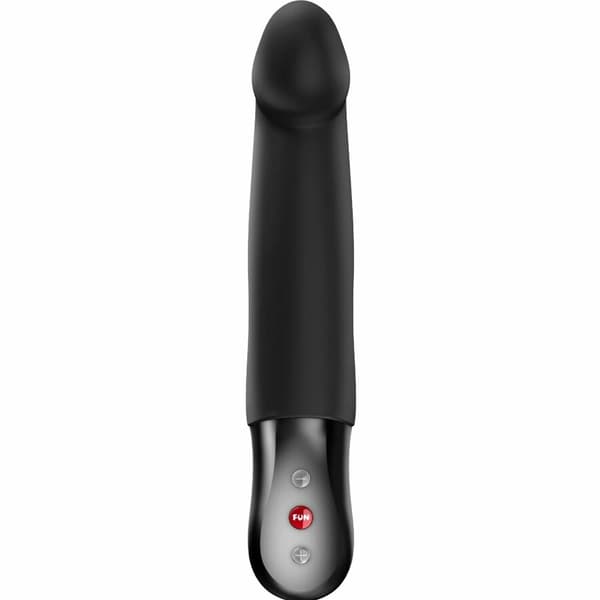 Fun Factory Stronic Real Black - Pulserende Stødende Intimmaskine, 20 cm