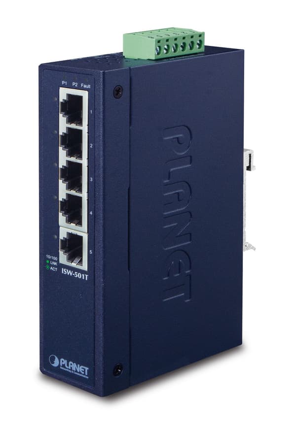 PLANET ISW-501T - switch - 5 porte