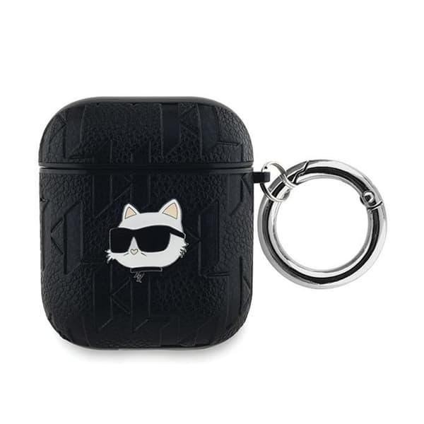 Karl Lagerfeld KLA2PGCHPK Apple AirPods 1/2 cover Monogram Choupette Head sort