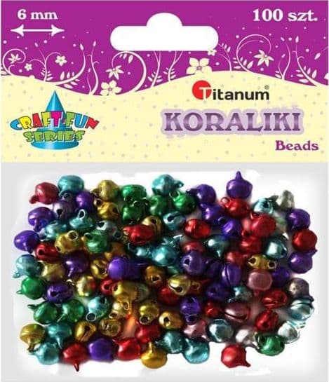 Metallikellot 6mm 100kpl