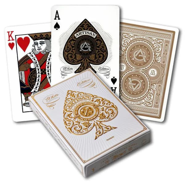 Theory Artisan White Pokerkortspil