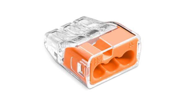 IDEAL Quick Connector SCP3 B10 instickskontakt för ledningar och mångledare 3-spår 4mm 32A 450V 88001008 /10 st. /