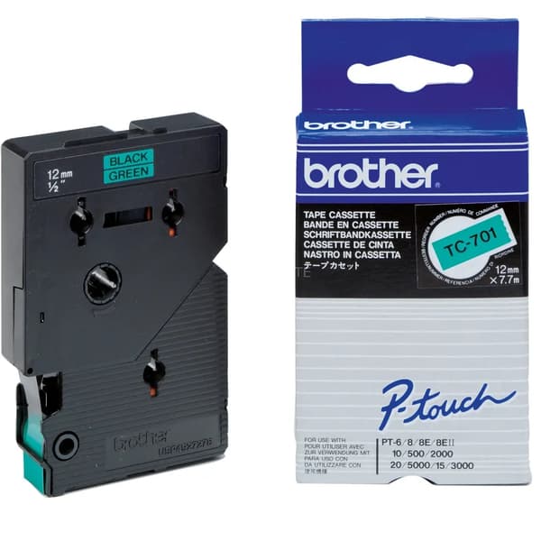 Tejp BROTHER Svart TC-701
