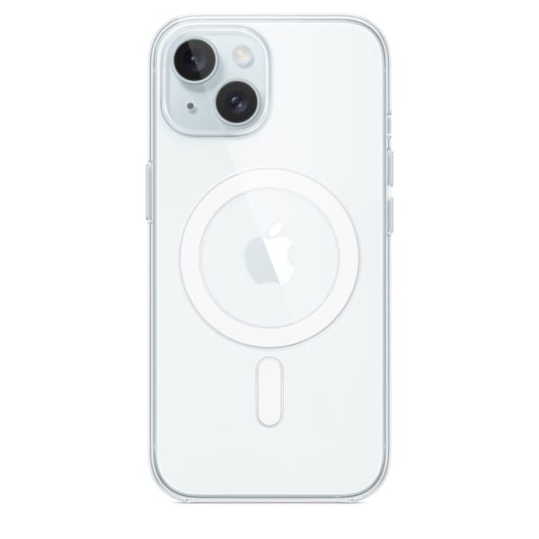 Apple Clear Case MT203ZM/A MagSafe -silikonikuori iPhone 15:lle – läpinäkyvä