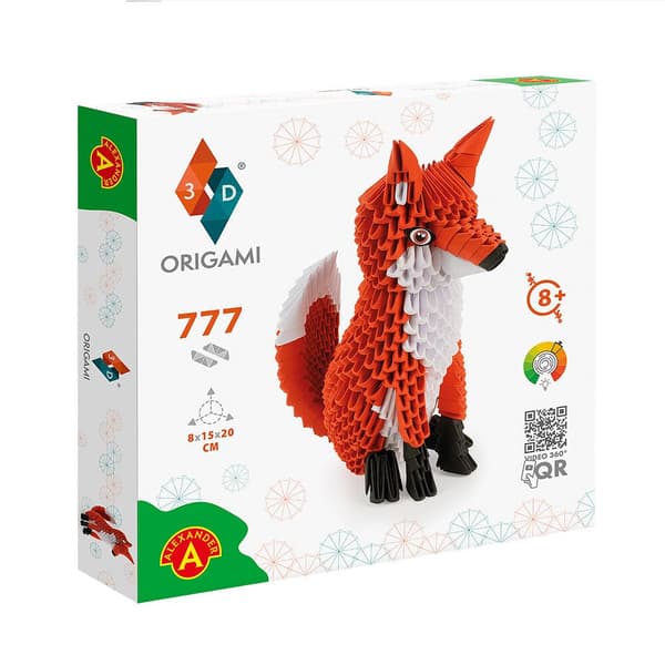 Alexander 3D Origami kreativt sæt RÆV 2573