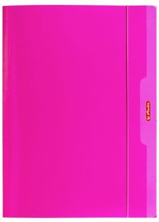 Salkku A4 pyyhekumilla Color Blocking pinkki