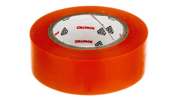 Cellpack Isoleringstejp 128 PVC orange 10m (145807)