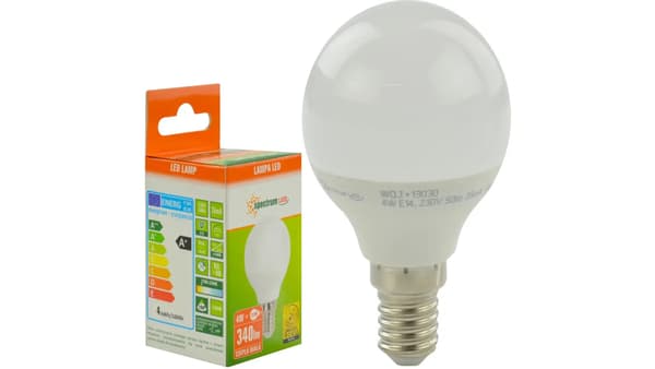 Spectrum LED-lamppu, E14, 230V, 4W (WOJ13030)
