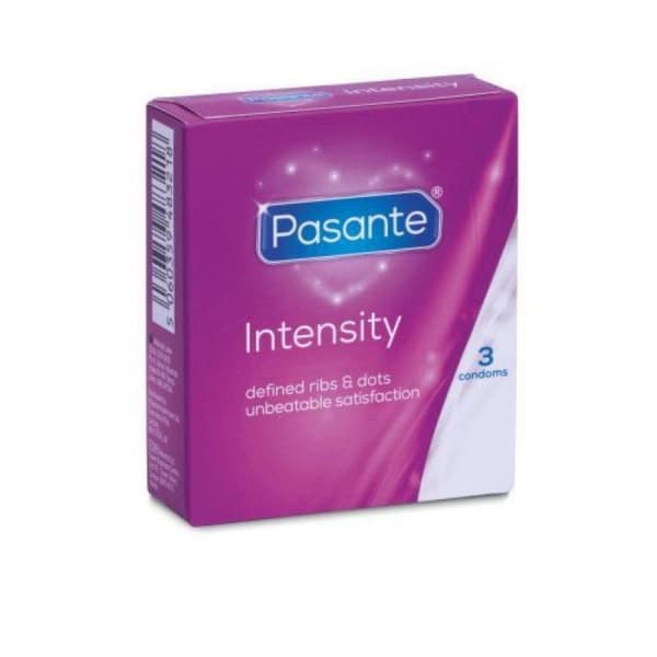 Kondomer Pasante Intensity 19 cm 54 mm (3 st)