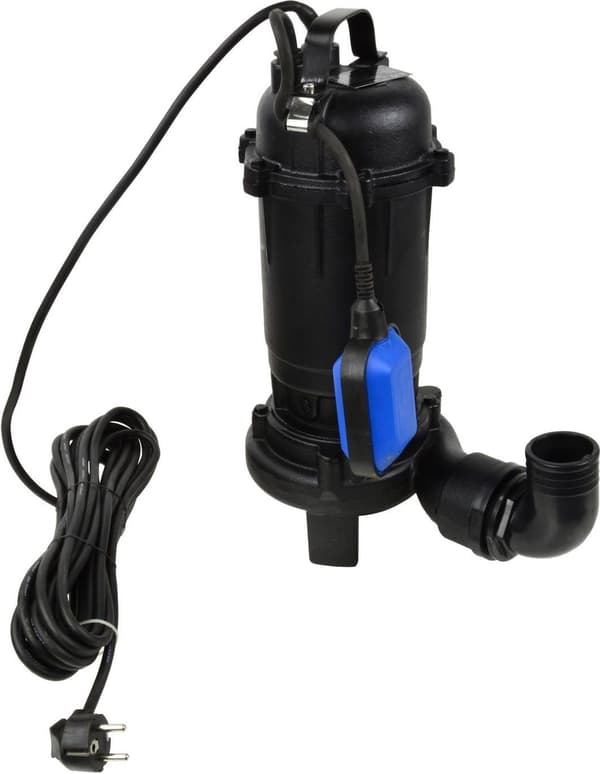 SMUTSVATTENPUMP.750W MED ROZDR.PLYWAK.KNIV