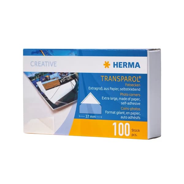 Herma Transparol valokuvakulmat XXL 100 kpl 1302