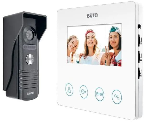 Videointercom EURA VDP-52A3\"ATIRA\" valkoinen