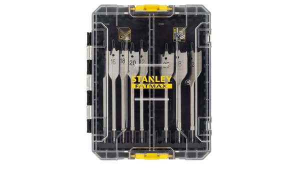 Stanley Træbor flad 12-32mm 8 stk, TC