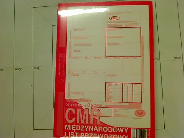 CMR kansainvälinen rahtikirja 800-1N