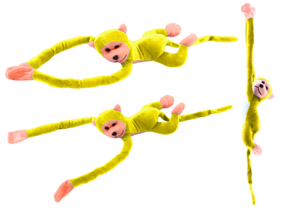 Plys Abe Maskot med Lyd, Gul 60 cm