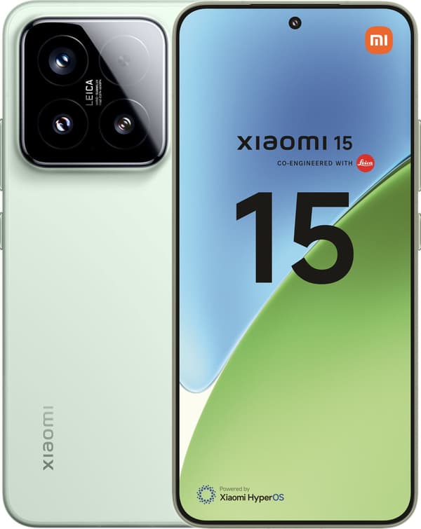 Mobiltelefon Xiaomi 15, 512 GB, grøn