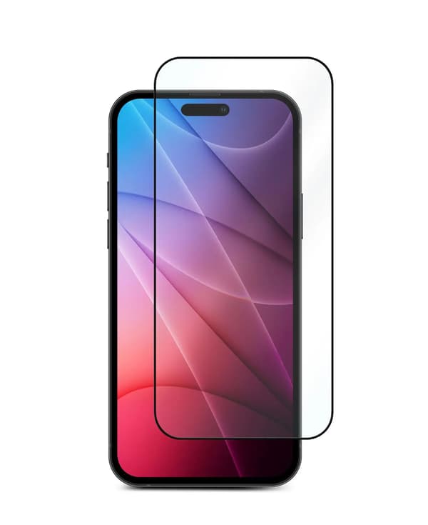 eSTUFF iPhone 14 Pro Skärmskydd. Fulltäckande Härdat Glas. Titan Shield
