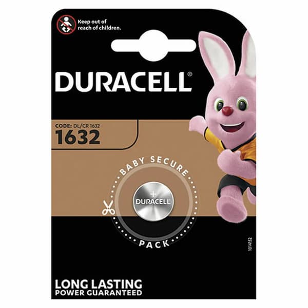 Lithium Batteri DURACELL CR1632 3V