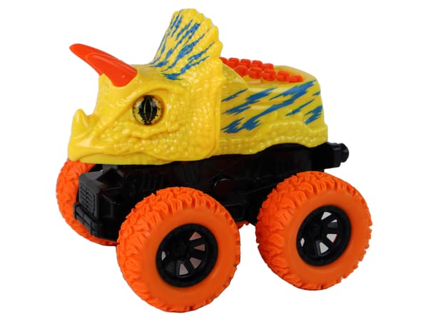 Triceratops Friktionsdriven Fordon Gul