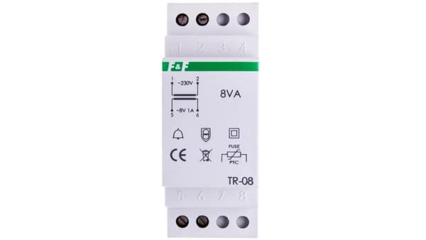 Verkkomuuntaja 230V/8V AC TR-08