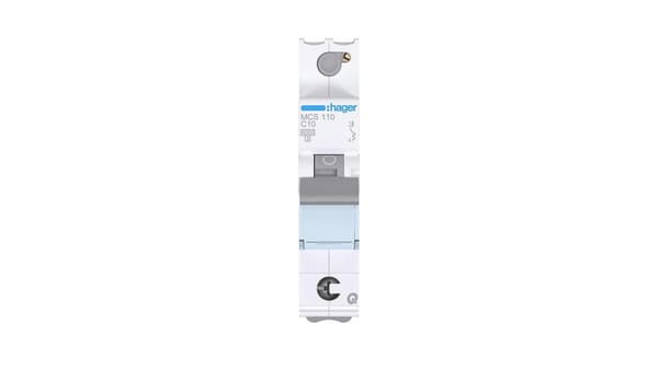 MCB afbryder Icn=6000A 1P C 10A QuickConnect MCS110