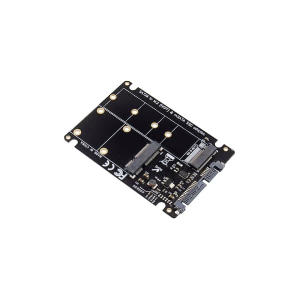 MicroConnect 2.5\" SATA til M.2 mSATA-adapter Hovedchip: ASM1456 M.2 NGFF/mSATA SSD til SATA III-konverter