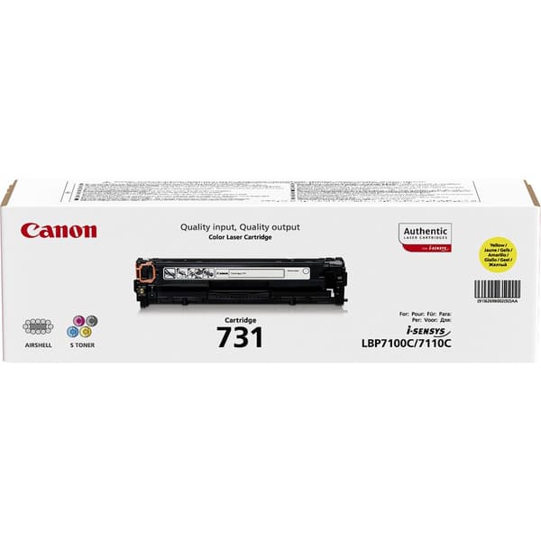 Canon Tonerpatron 731 Y - Gul