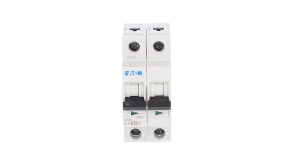 Eaton afbryder 2P D 32A 6kA AC PL6-D32/2 286582