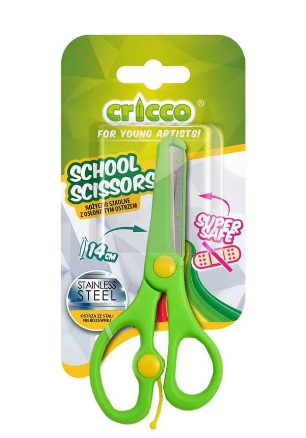 Koulusakset suojaterällä 14cm CRICCO