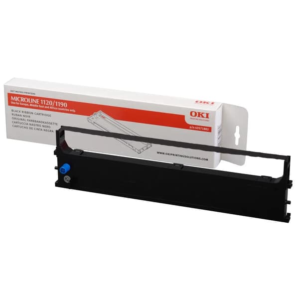 OKI Nylonband för ML1120/ ML1190 - Svart