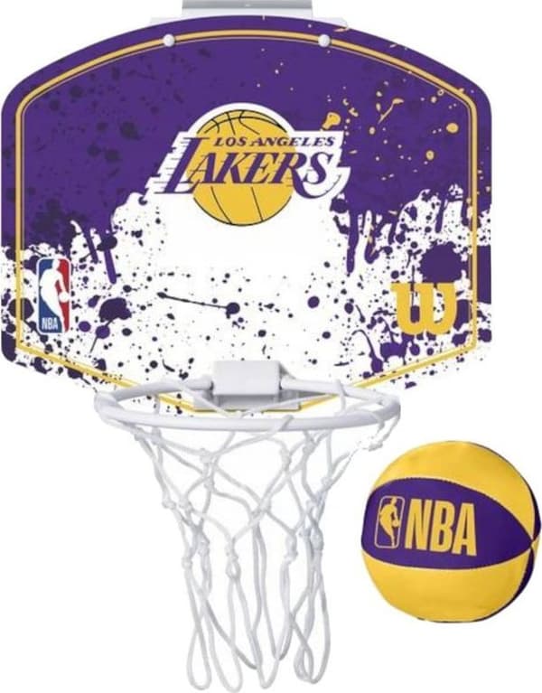 NBA TEAM MINI HOOP NBA PUNAINEN/VALKOINEN/SININEN