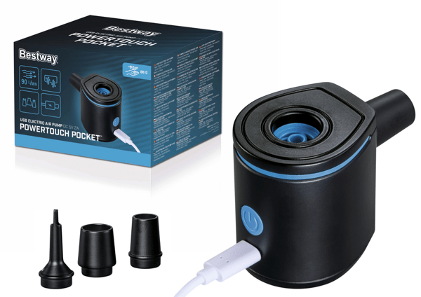 Bestway Sähköinen USB-ilmapumppu + kärjet 62289