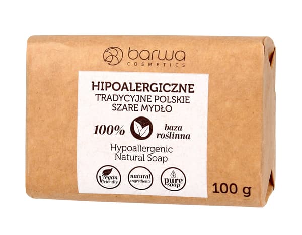 Farvesæbe i en terning grå 100g