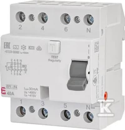 EFI-P4 A 40/0.03 INKL.DIFFERENT-PRAD.