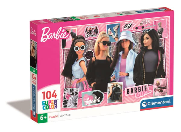 Puslespil 104 Super Color Barbie