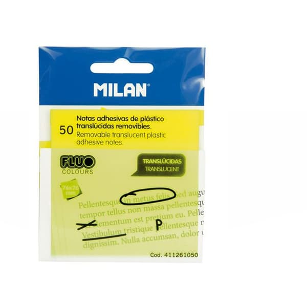Post-it-lappar 76x76 /50K fluo MILAN