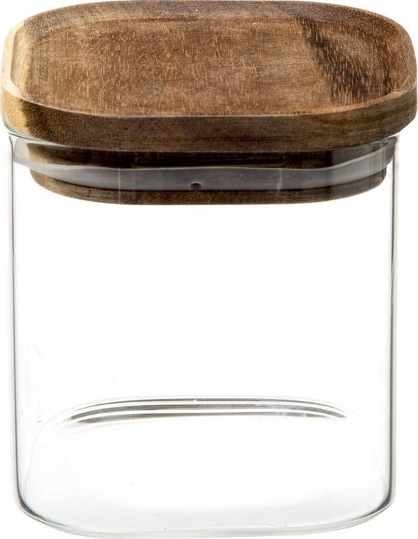 5five Glasbehållare med lock i akaciaträ, 0,6 L