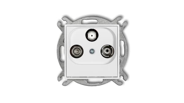 MINI RTV-SAT terminalstikmekanisme 1,5dB hvid mat 25MGS