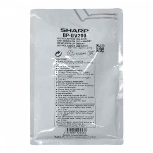Sharp original framkallare BP-GV200, svart, 75000s