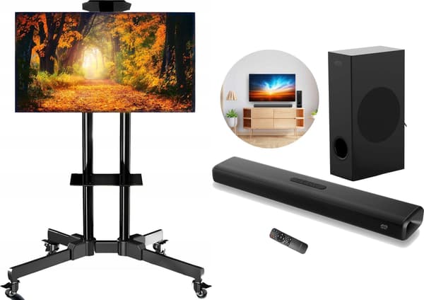 Mozos Mozos Golvstativ 1500 32'' - 60'' + Soundbar THEATER