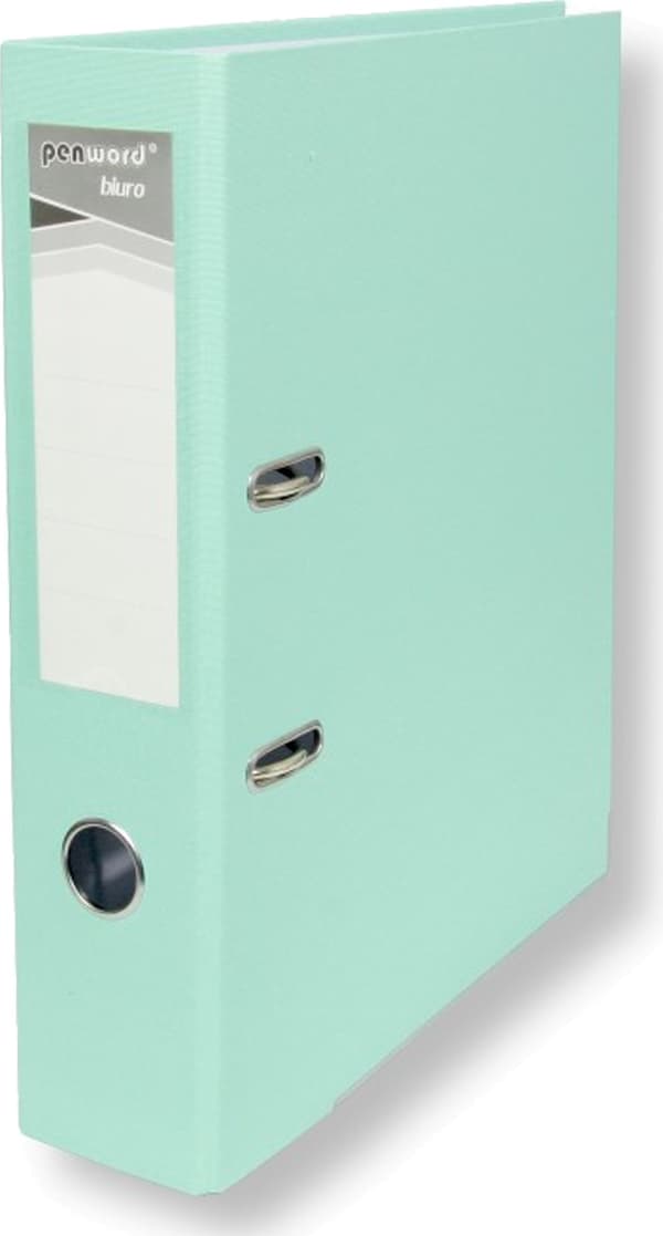 Pärm A4 med hylsa 7,5cm mint pastell